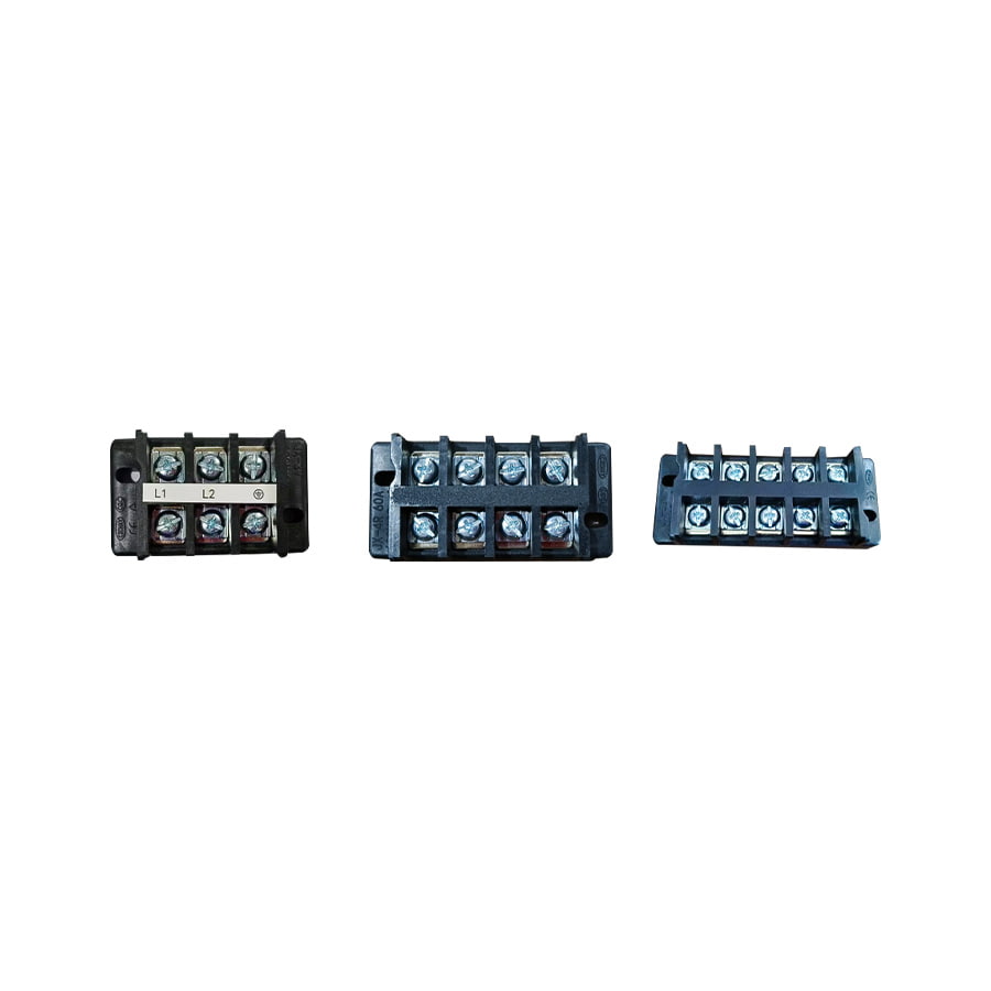 Bornier JX-3V/JX-4R/JX-5B 600 V 10 mm² avec trous de montage